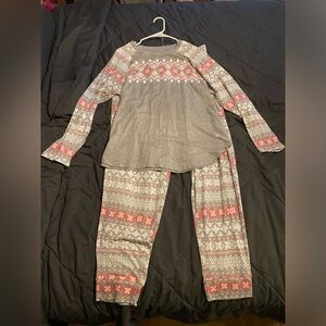 Womens Cuddl Duds Pajama Set